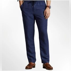Lauren Ralph Lauren Men's 42W / 30 Blue Pinstripe Dress Pants
